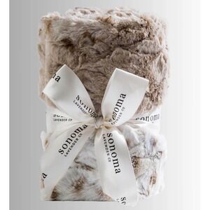 Sonoma Lavender Spa Heat Wrap 26x9 Faux Fur Microwavable Lavender